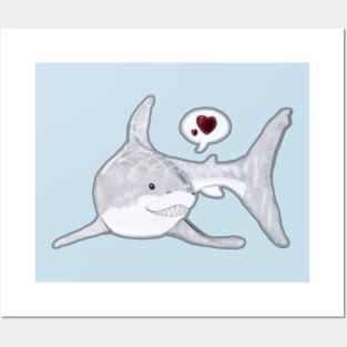 Loving Little Shark Posters and Art